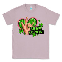 Lilac shamrockin' rock n roll female hand Classic Tee - Artiststas