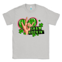 Moon Dust shamrockin' rock n roll female hand Classic Tee - Artiststas