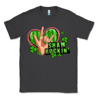 Smoke shamrockin' rock n roll female hand Classic Tee - Artiststas