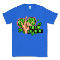True Royal shamrockin' rock n roll female hand Classic Tee - Artiststas