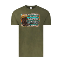 Vintage Olive the world needs more cowgirls Vintage Tee - SublimationCraftShop