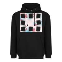Black add your text photo collage life Heavyweight Hoodie - MaliasSmallBusiness