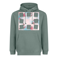 Sage add your text photo collage life Heavyweight Hoodie - MaliasSmallBusiness