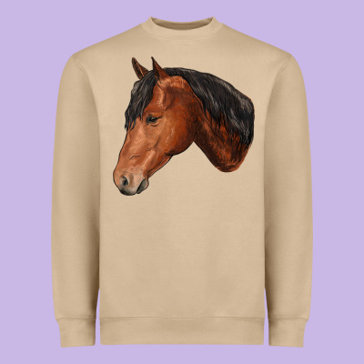 Horse Heavyweight Sweatshirt Designed By Ranaportraitstore