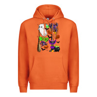 Carrot cute ghost Premium Hoodie - LillyAllenDesigns