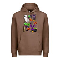 Chestnut cute ghost Premium Hoodie - LillyAllenDesigns