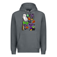 Rock cute ghost Premium Hoodie - LillyAllenDesigns