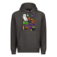 Smoke cute ghost Premium Hoodie - LillyAllenDesigns