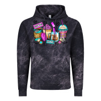 Cloud Black eyelash coffee cups Vintage Hoodie - Zillion Design Studio