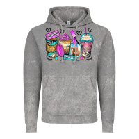 Eyelash Coffee Cups Vintage Hoodie | Teevron