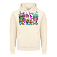 Vintage Artic eyelash coffee cups Vintage Hoodie - Zillion Design Studio
