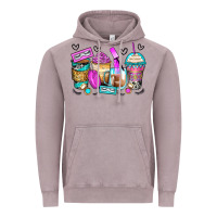 Vintage Zinc eyelash coffee cups Vintage Hoodie - Zillion Design Studio