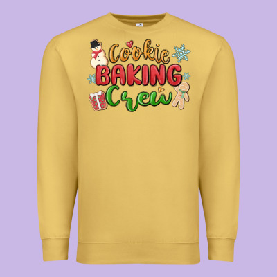 Cookie Baking Crew Premium Sweatshirt Designed By Maliassmallbusiness