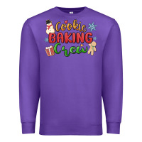 Purple cookie baking crew Premium Sweatshirt - MaliasSmallBusiness