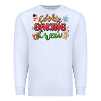 White cookie baking crew Premium Sweatshirt - MaliasSmallBusiness