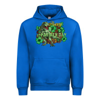 Cobalt s day t rex Urban Hoodie - NancyCooperArtShop