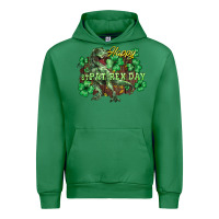 Emerald s day t rex Urban Hoodie - NancyCooperArtShop