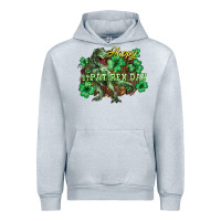 Heather Grey s day t rex Urban Hoodie - NancyCooperArtShop