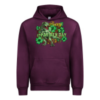 Mauve Wine s day t rex Urban Hoodie - NancyCooperArtShop