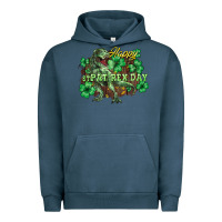 Pigment Midnight Navy s day t rex Urban Hoodie - NancyCooperArtShop
