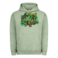 Pigment Oil Green s day t rex Urban Hoodie - NancyCooperArtShop