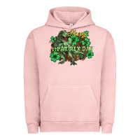 Pigment Salmon s day t rex Urban Hoodie - NancyCooperArtShop
