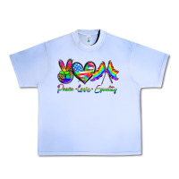 Grape Ice peace love equality Urban Heavy Tee - HRA Design Shop