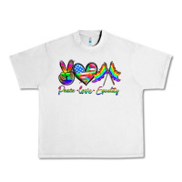 Lunar Rock peace love equality Urban Heavy Tee - HRA Design Shop
