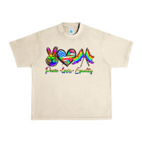 Peace Love Equality Urban Heavy Tee | Teevron