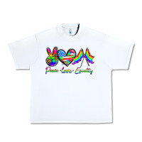 White peace love equality Urban Heavy Tee - HRA Design Shop