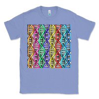 Colony Blue dna seamless pattern Classic Tee - BundleAndBundleShop