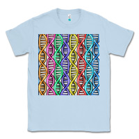 Dusty Blue dna seamless pattern Classic Tee - BundleAndBundleShop