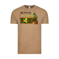 Vintage Coffee all i want for christmas is cure childhood cancer Vintage Tee - FaDigitalArtStudio