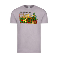 Vintage Zinc all i want for christmas is cure childhood cancer Vintage Tee - FaDigitalArtStudio