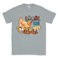 Heather Grey local egg dealer Classic Tee - Artiststas