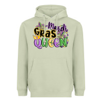 Matcha mardi gras queen Heavyweight Hoodie - MaliasSmallBusiness