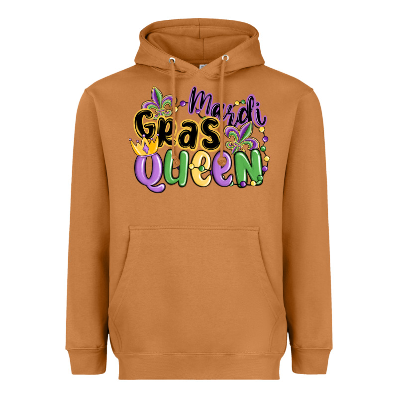 Mardi Gras Queen Heavyweight Hoodie by MaliasSmallBusiness | Teevron