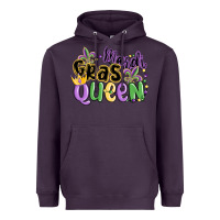 Plum mardi gras queen Heavyweight Hoodie - MaliasSmallBusiness
