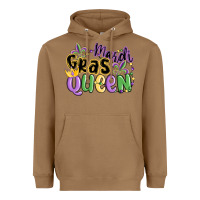 Toasted Coconut mardi gras queen Heavyweight Hoodie - MaliasSmallBusiness