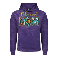 Cloud Purple western blessed mom with sunflower Vintage Hoodie - texasbilliewilder
