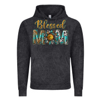 Vintage Black western blessed mom with sunflower Vintage Hoodie - texasbilliewilder
