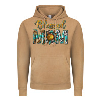 Vintage Camel western blessed mom with sunflower Vintage Hoodie - texasbilliewilder
