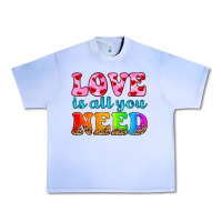 Grape Ice love is all you need Urban Heavy Tee - HRA Design Shop