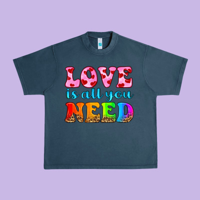 Love Is All You Need Urban Heavy Tee Designed By Hra Design Shop