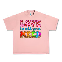 Salmon love is all you need Urban Heavy Tee - HRA Design Shop