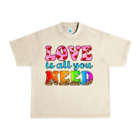 Sandshell love is all you need Urban Heavy Tee - HRA Design Shop