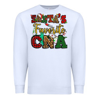White santas favorite cna christmas Premium Sweatshirt - NancyCooperArtShop