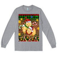 Heather Grey Christmas chick air freshener Long Sleeve Tee - Artiststas