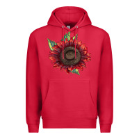 Cardinal ProCut Red Sunflower Premium Hoodie - LillyAllenDesigns