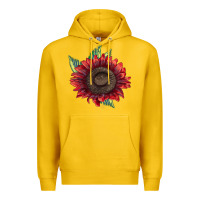 Lemon ProCut Red Sunflower Premium Hoodie - LillyAllenDesigns